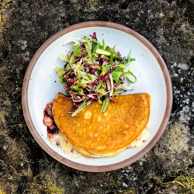 Brie Puffy Omelet in Seconds KRISPR