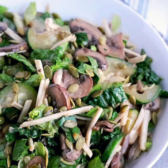 Sauteed Mushroom Zucchini Salad – KRISPR