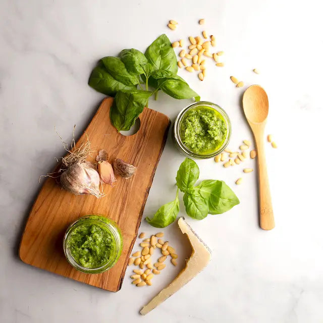 Fresh Genovese Basil Pesto – KRISPR