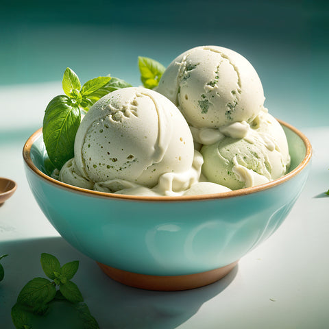 KRISPR Lemon Basil Ice-cream